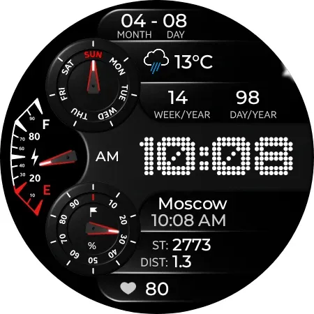 Chester Evolution watch face screenshot 16