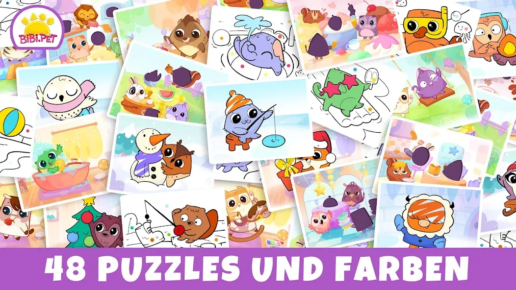 Puzzle und Farben Kinderspiele screenshot 6
