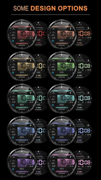 WFP 053 Military watch face screenshot 2