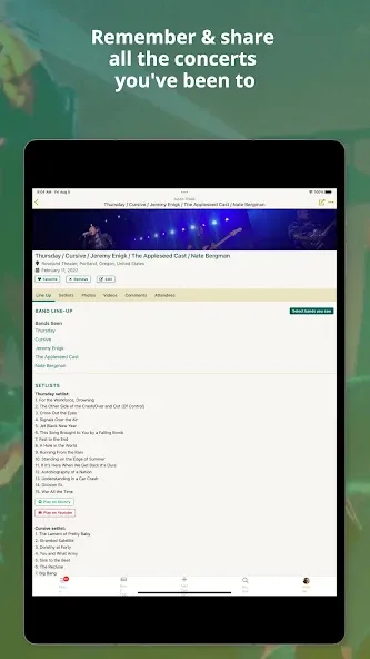 Concert Archives screenshot 10