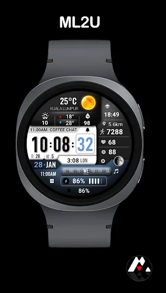 ML2U 377 Watch Face screenshot 8