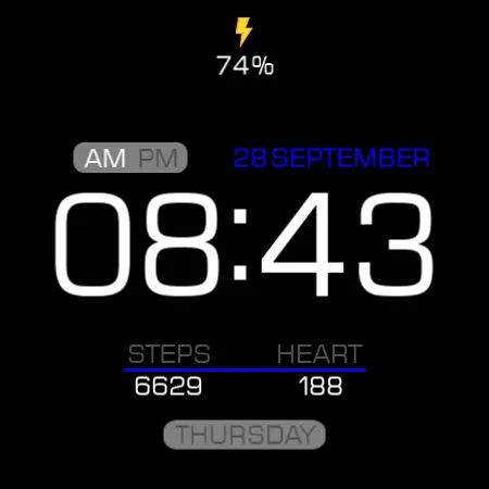 Key057 Digital Watch Face screenshot 25