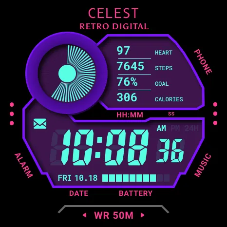 CELEST5536 Retro Digital Watch screenshot 24
