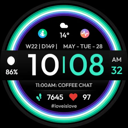 TVV Pride Digital Watch Face screenshot 9