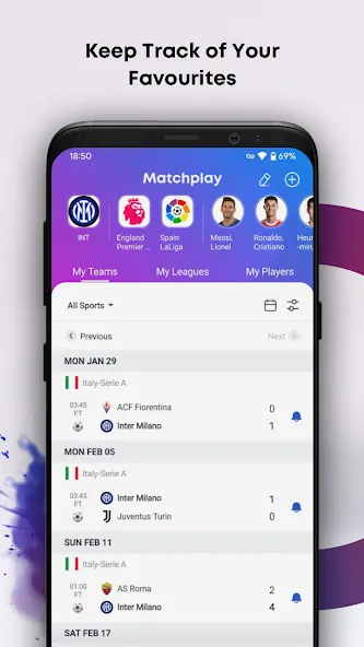 Matchplay: Live Scores & Stats screenshot 7