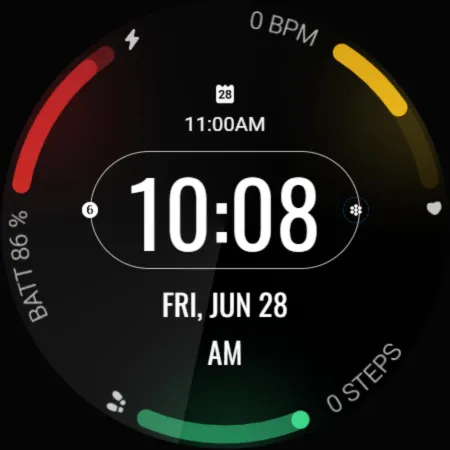 Galaxy Time Pro: Watch face screenshot 6