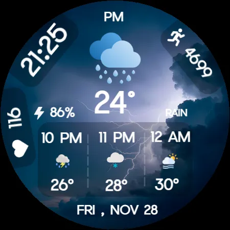 Hourly Weather for Wear OS screenshot 23