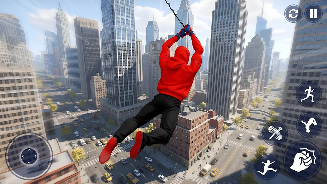 Flying Spider Hero City Action screenshot 2
