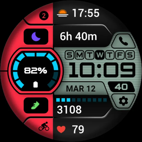 PRADO 89 Digital Watch Face screenshot 10