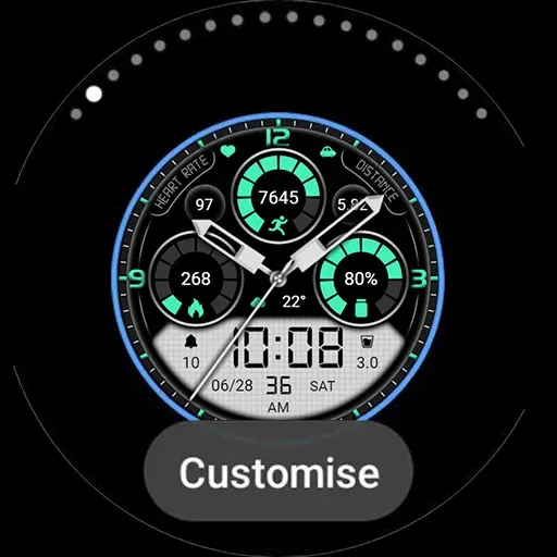 Elegant Green LCD DigitalWatch screenshot 35