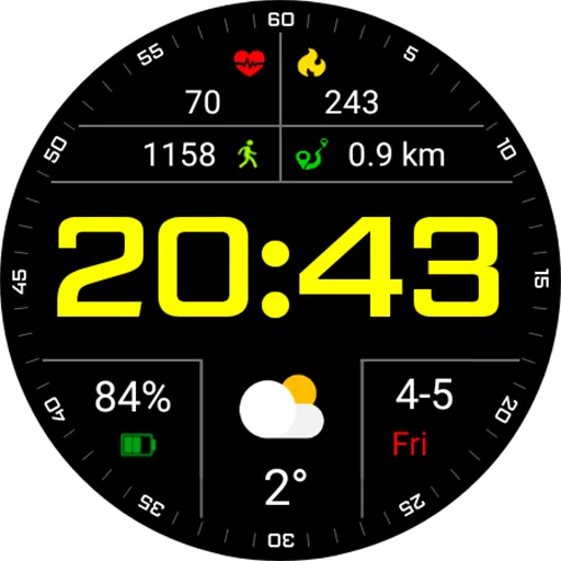 Digital Costa Watch Face screenshot 15