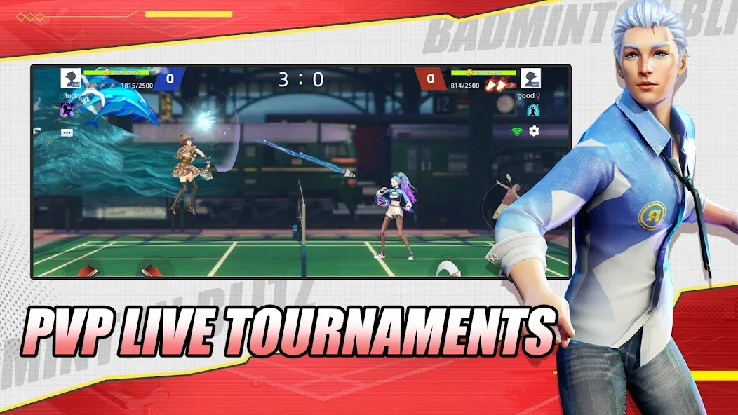 Badminton Blitz - PVP online screenshot 4