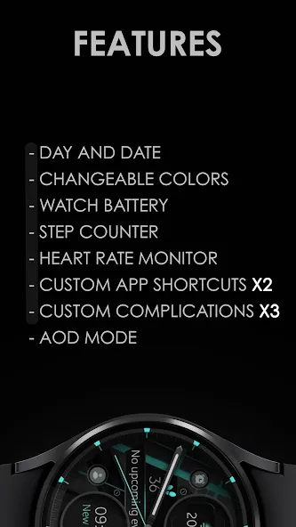 Dream 133 analog watch face screenshot 6