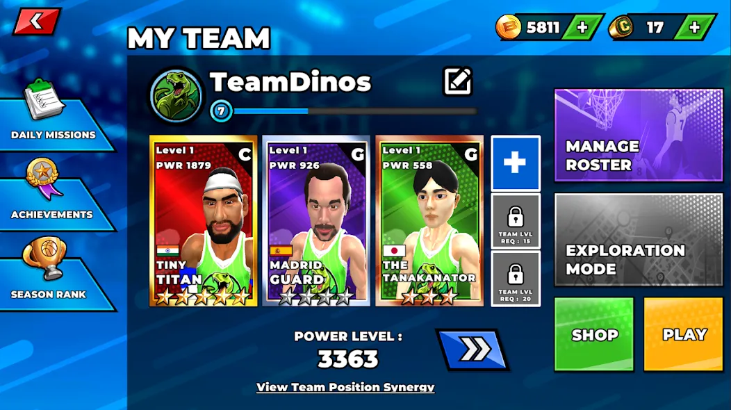 Basketball Slam MyTEAM screenshot 2