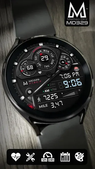 MD329 Hybrid Watch Face screenshot 2