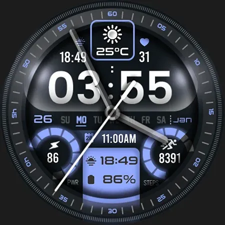 ML2U 364b Hybrid Watch Face screenshot 28