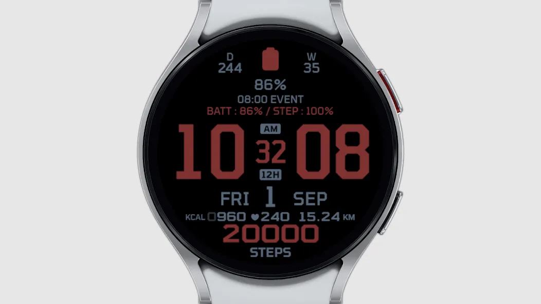 IWF AllNew Digi Pro watchface screenshot 8
