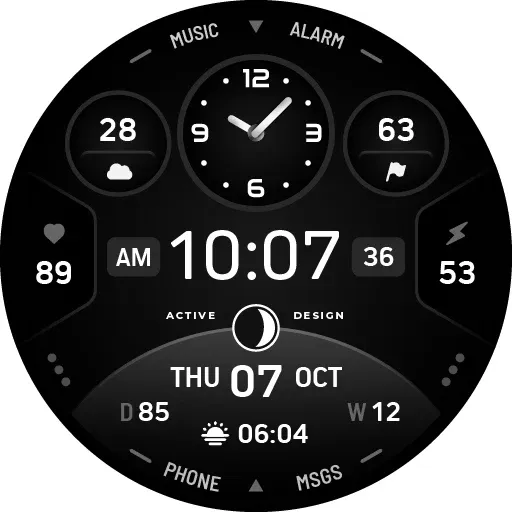 Odyssey 2: Hybrid Watch Face screenshot 46
