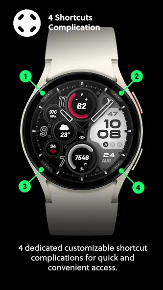 Perpetual 2: Hybrid Watch Face screenshot 3