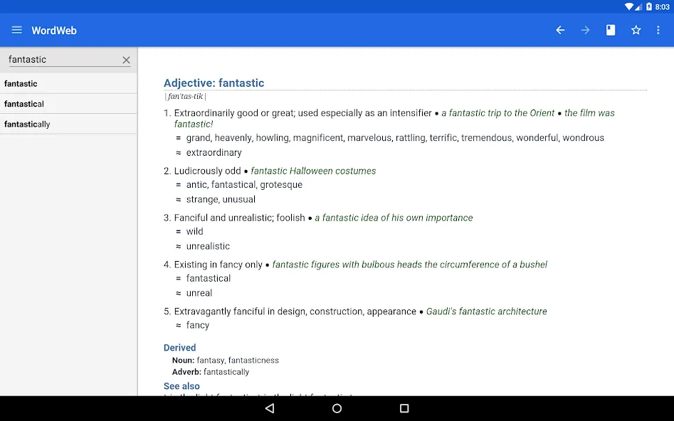 Dictionary - WordWeb screenshot 10