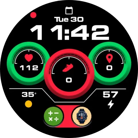 Sporty Dial - Watch face screenshot 12