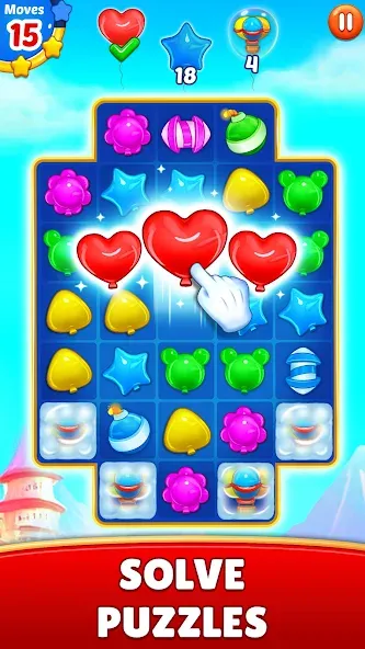 Balloon Pop: Match 3 Games screenshot 1