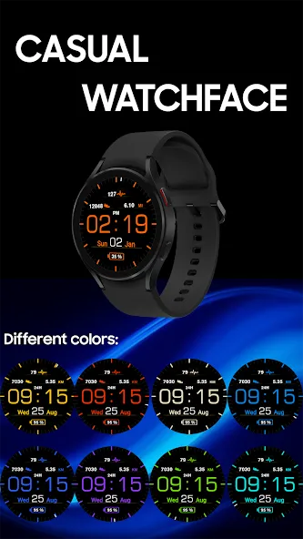Casual Watchface AKM Wear OS screenshot 3