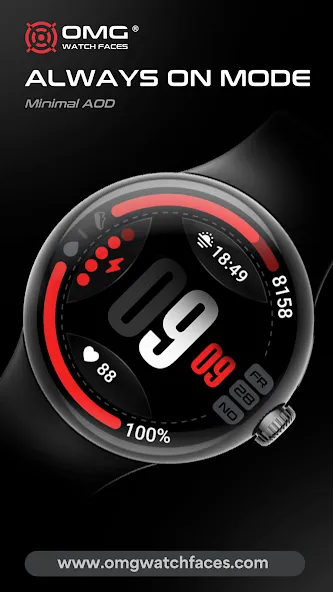 OMG 422 - Digital Watch Face screenshot 6