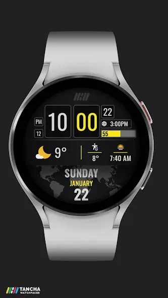 Tancha S54 Digital Watch Face screenshot 5