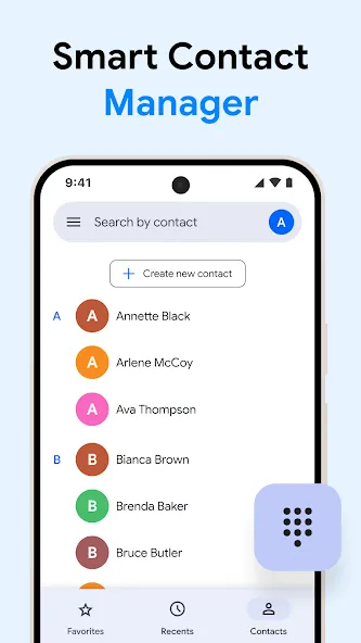 Contacts screenshot 2