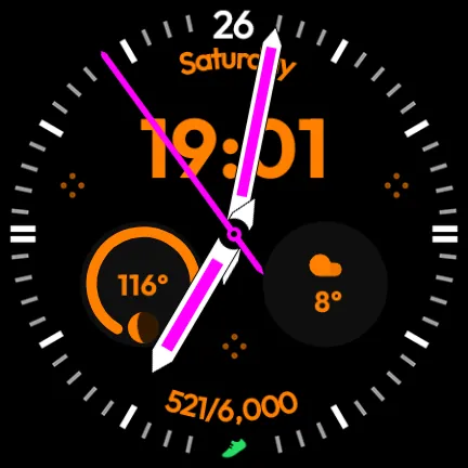 OD27 Black Watch Face screenshot 34
