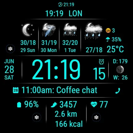 VF Weather Inform Watch Face screenshot 36