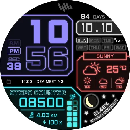 SamWatch Digital Neon 3 screenshot 32