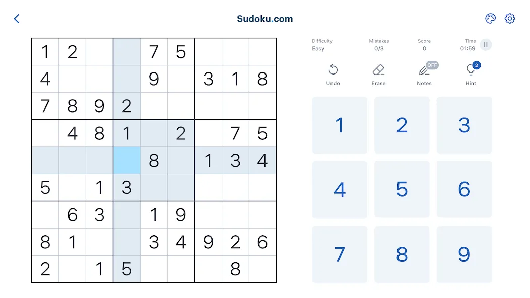 Sudoku.com - Sudoku clásico screenshot 19
