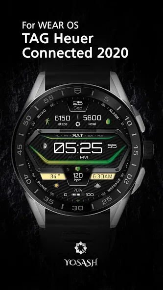 A380 Neon Wear OS Watch Face screenshot 8