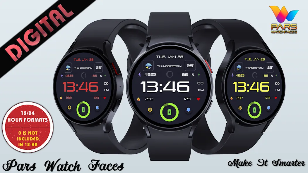 Lucina Digital Watch Face screenshot 2