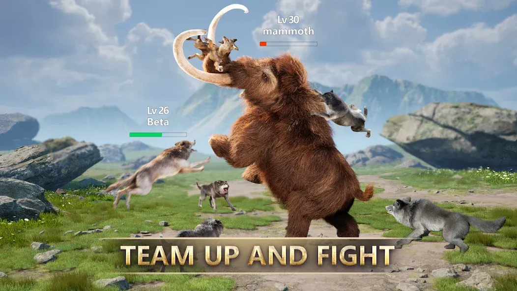 Wolf Game: Wild Animal Wars screenshot 3