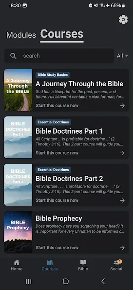 EMMAUS - Bible & Courses screenshot 3