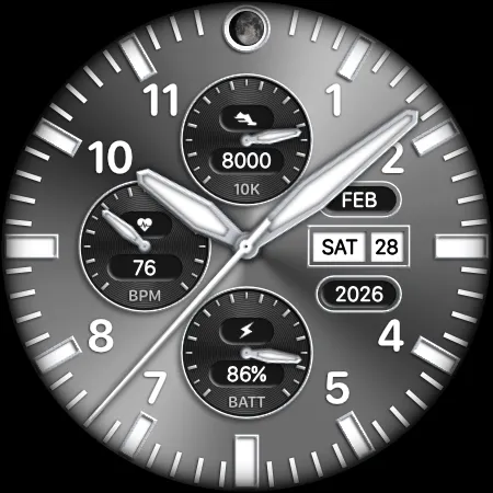 DADAM122: Analog Watch Face screenshot 32