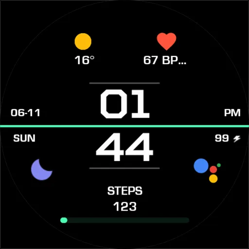 Night Beam - watch face screenshot 24