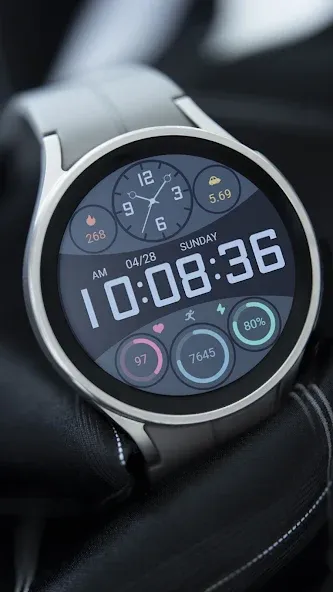 Blue Color Layer For Wear OS screenshot 5