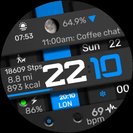Digital Watch Face CRC042 screenshot 10