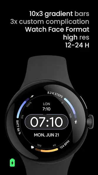 Dash Digital: Watch face screenshot 2