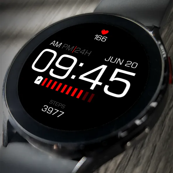 Digital Watch Face Key071 screenshot 1