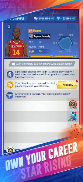 Star Rising: Basketball screenshot 1