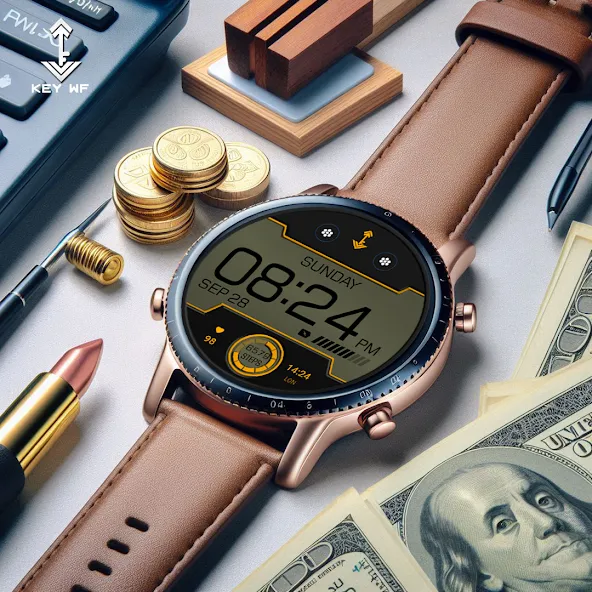 Key WF96 Digital Watch Face screenshot 3