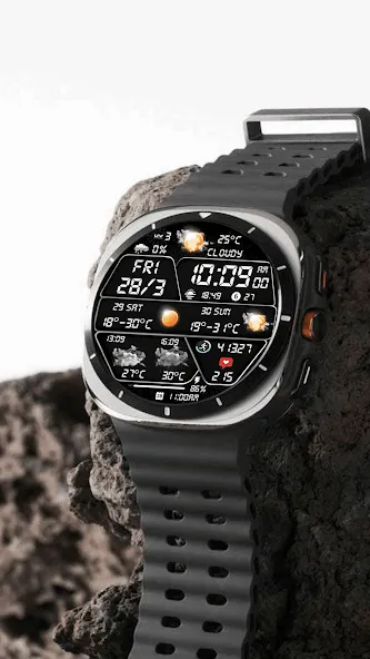 N-SPORT735 Weather Watch Face screenshot 6