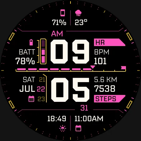 TKS 19 Arcadex Watch Face screenshot 12