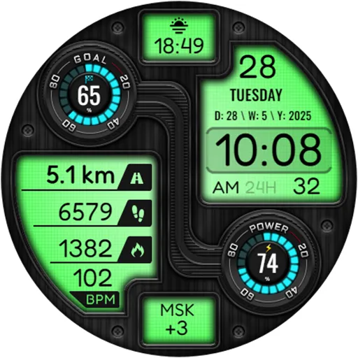 DIGI LUGATON WS23 Watch face screenshot 18