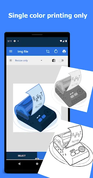 RawBT inkless print service screenshot 6